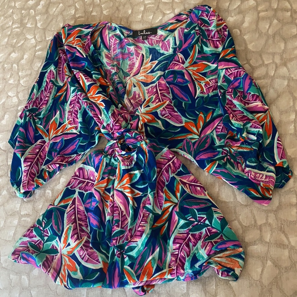 Lulus Tropical Romper - Picture 4 of 4